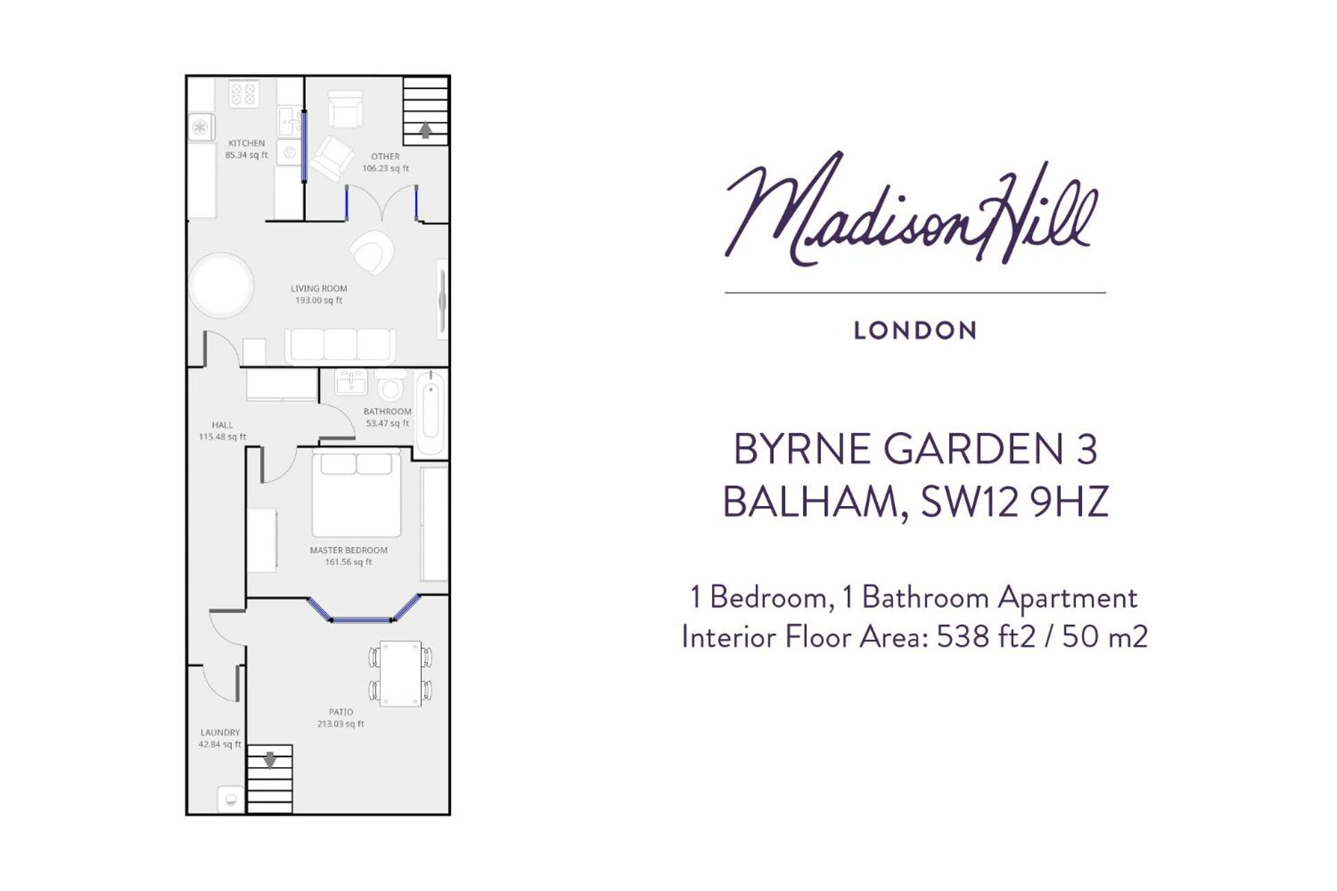 Madison Hill - Byrne Garden 3 - One Bedroom Home ลอนดอน ภายนอก รูปภาพ